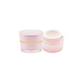 plastic jar for skin care cream pink acrylic cosmetic jar eye cream jar 5g